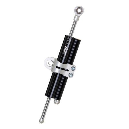 Amortiguador de dirección YSS 90 mm negro abrazadera A