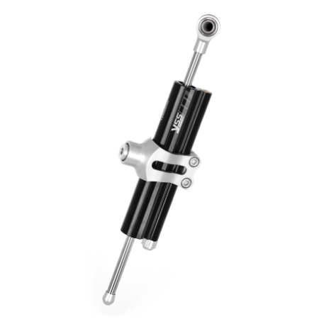 Amortiguador de dirección YSS 90 mm negro abrazadera B