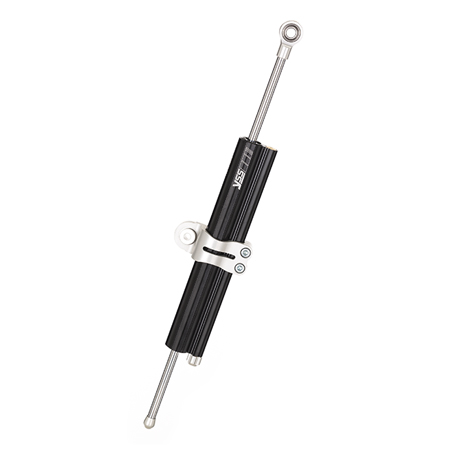 Amortiguador de dirección YSS 150 mm negro  abrazadera A