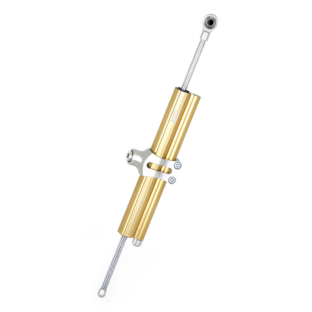 Amortiguador de dirección YSS 150 mm dorado  abrazadera B