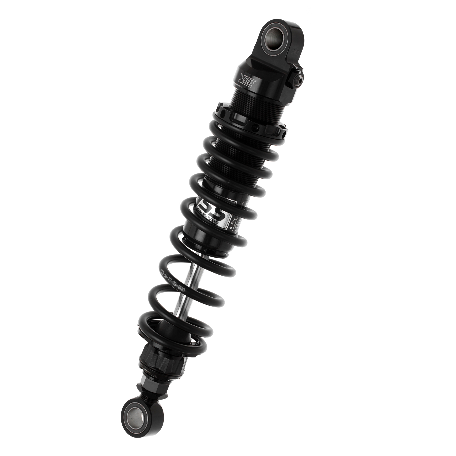 Amortiguador twin YSS ajustable negro ED