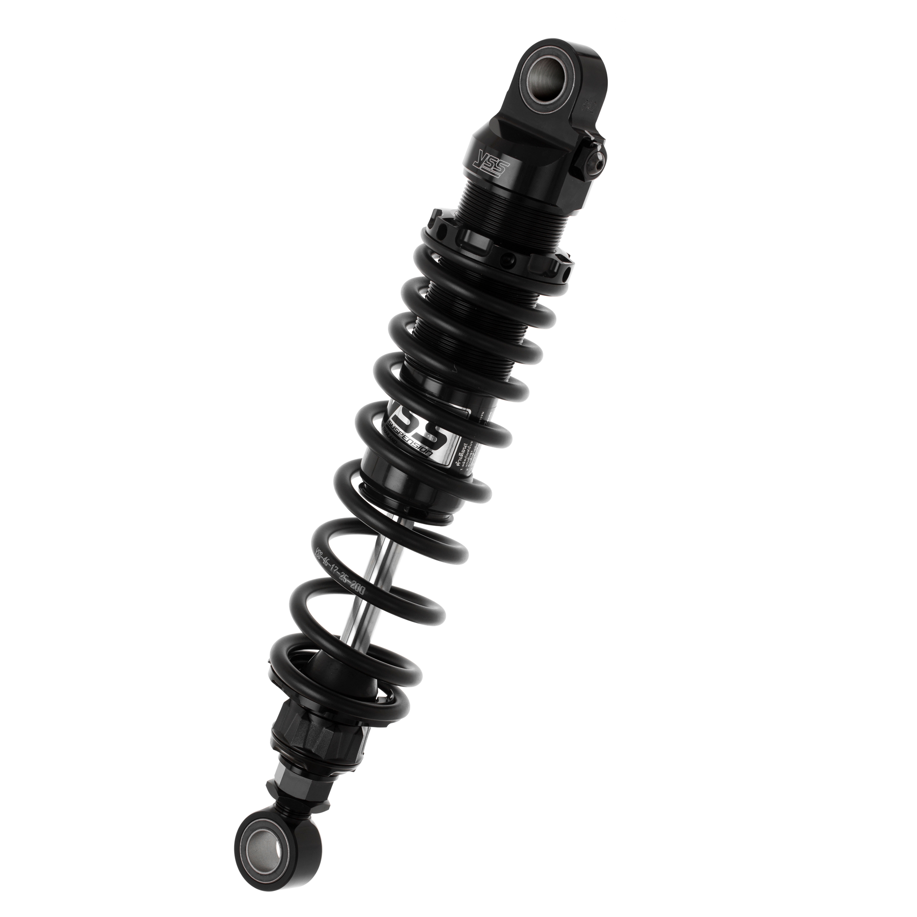 Amortiguador twin YSS ajustable negro ED